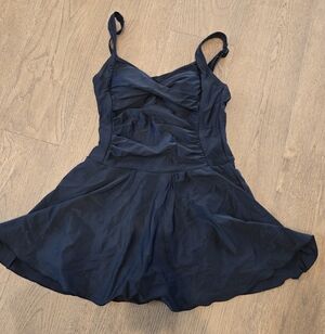 Shekini Black Swim Dress Bathing Suit